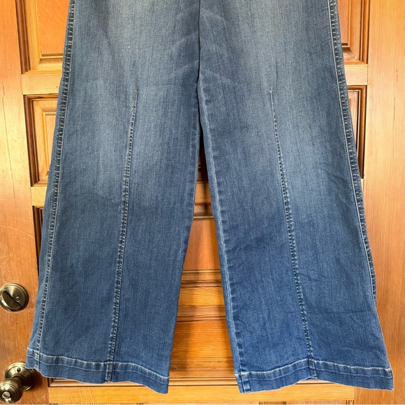 EUC SPANXshape EveryWear pull on wide leg jeans L - Picture 8 of 13